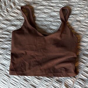 lululemon athletica Brown Crop Top